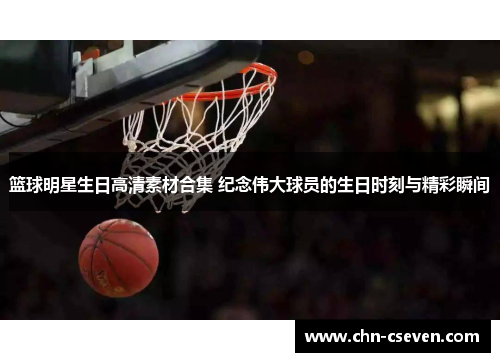 篮球明星生日高清素材合集 纪念伟大球员的生日时刻与精彩瞬间