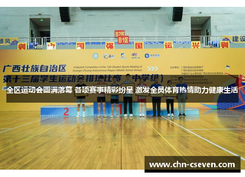 全区运动会圆满落幕 各项赛事精彩纷呈 激发全员体育热情助力健康生活